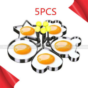 Stainless Steel Cute Shaped Fried Egg Mold Pancake Rings Mold Kitchen Tools