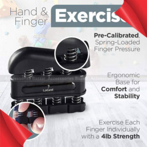 Hand Exerciser, Finger Exerciser (Hand Grip Strengthener), Spring-Loaded