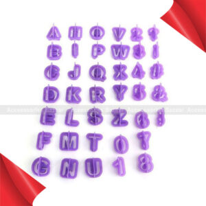 40 Pcs Icing Cutter Mold Alphabet Letter Fondant Cake DIY Decorating Mold Set