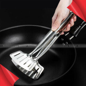 Stainless Steel Tongs Bread Food Clip Barbecue Pizza Bread Steak Clip